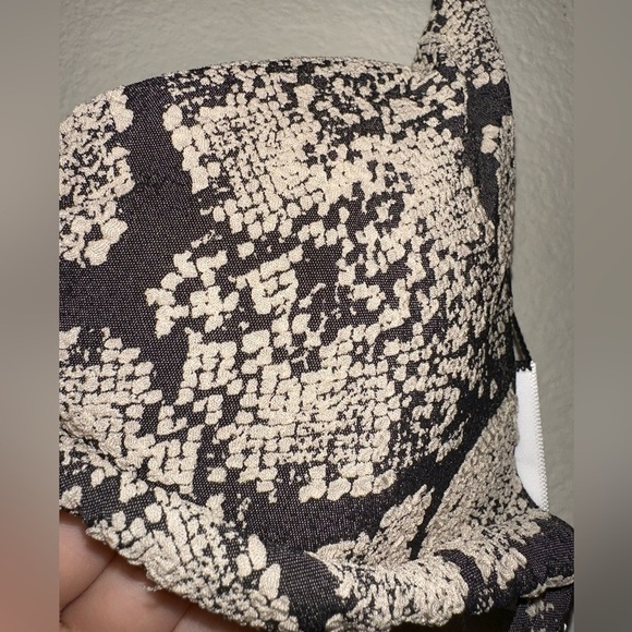 NWT Andie snakeskin string bikini top XS - Picture 8 of 12